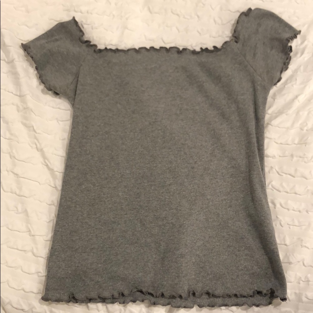 Hollister off the shoulder crop top